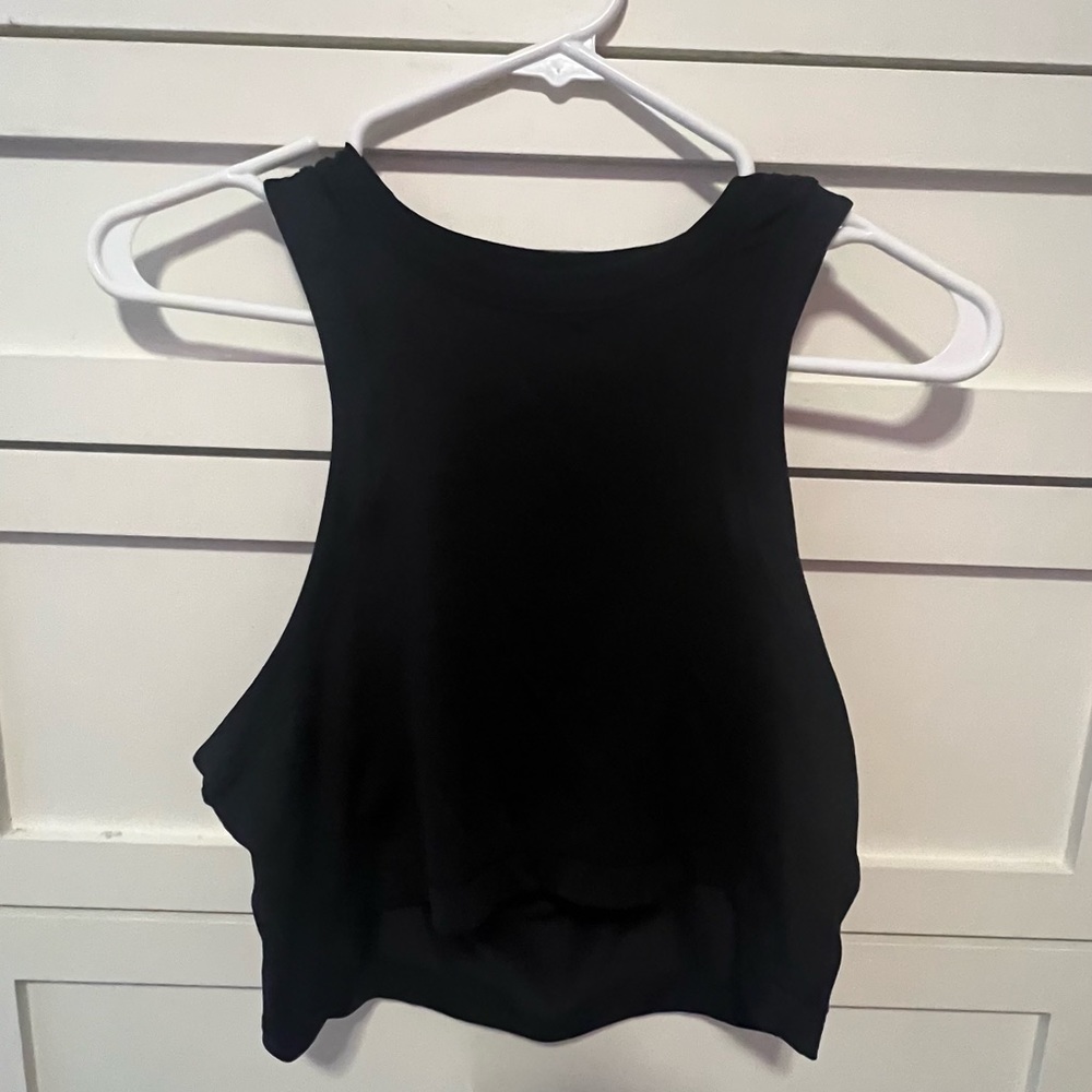 lululemon open back tank top